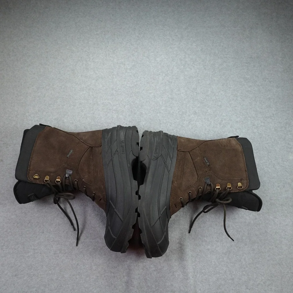 Kamik Nationwide Boots Mens 12 Brown Suede Waterproof Snow Pac 200g Thinsulate